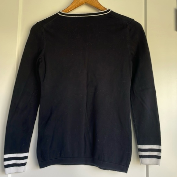 TOMMY HILFIGER V-Neck Navy Blue Sweater - Extra small XS - Picture 4 of 11